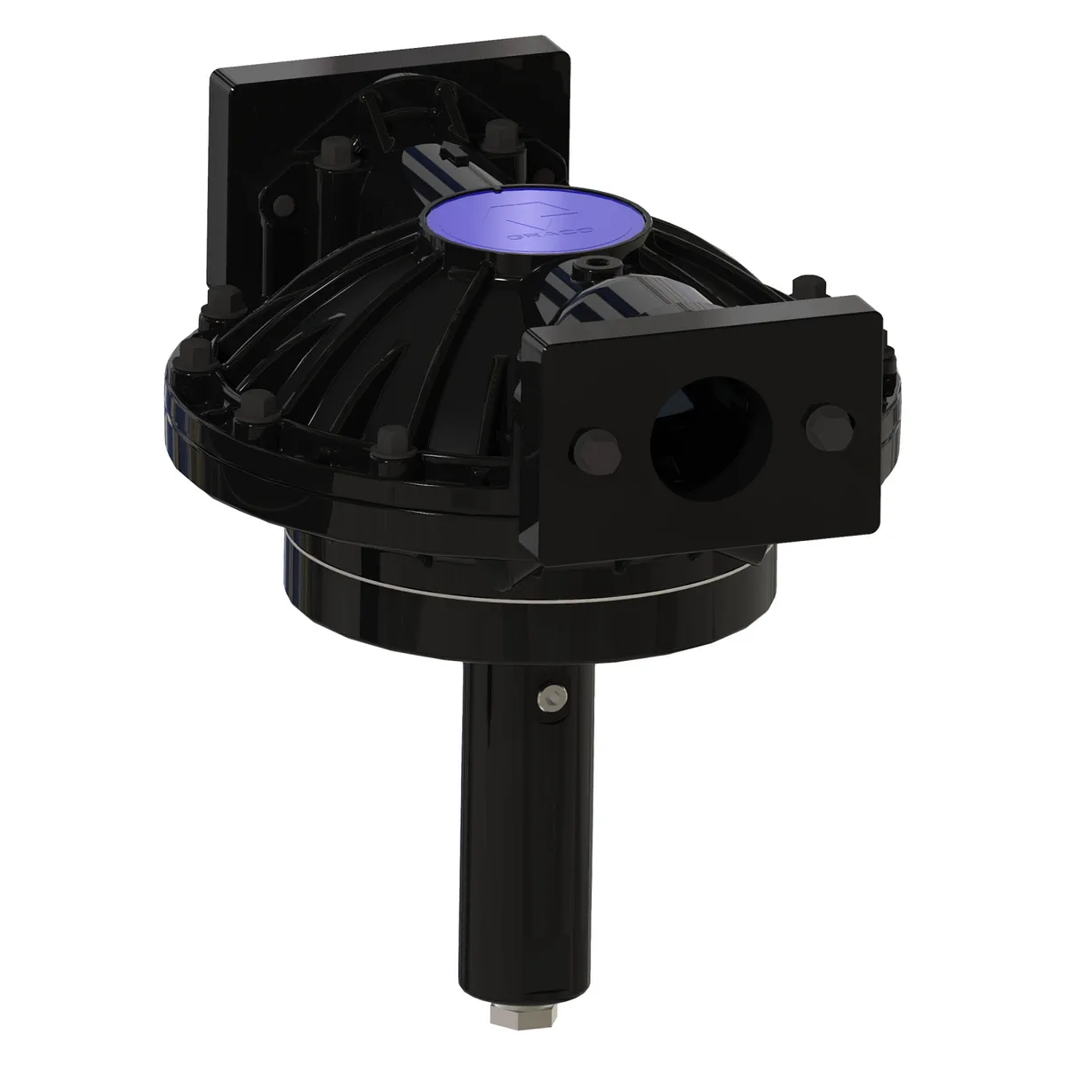 2 in. (50.8 mm) i-Series Aluminum Pulsation Dampener with SS Seats and BN Diaphragm - Graco 2000472