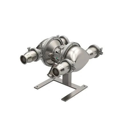 SaniForce 3150, 3" HS SST Pneumatic Diaphragm Pump, SS Center, FL Checks, PS Diaphragms - Graco SP3F.0054