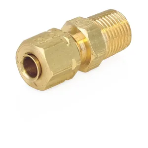 Fitting - 3/16 in. (4.8 mm) tube compression to 1/8 in. (3.2 mm) NPT - Graco 556644