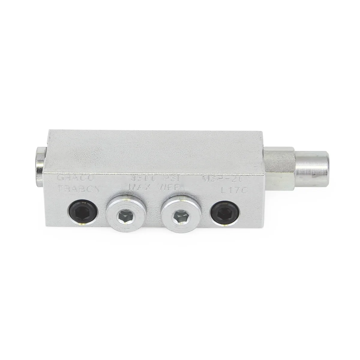 Trabon® MSP Modular Divider Valve with Right Cycle Pin - MSP-25S - 0.050 in³ (0.82 cm³) - Graco 562730