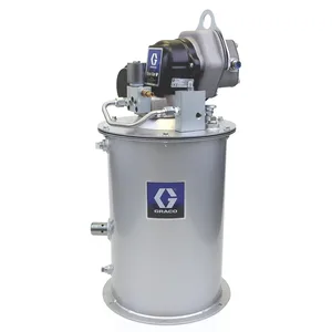 Electric Dyna-Star® 24 VDC HP Injector Module with Pump, Tube-in-Tube, Vent Valve, Low-Level, Cover, Tank, AFSO for 60 lb (27 kg). Reservoir - Graco 77X202