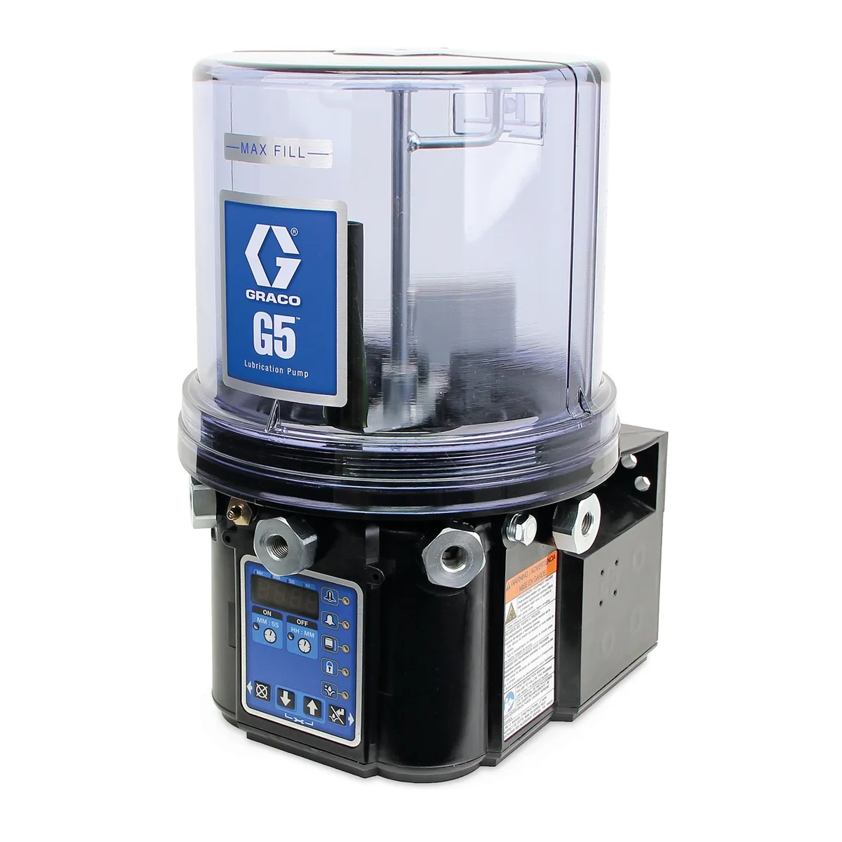 G5 Standard Grease Lubrication Pump, 24 VDC, 8 Liter, Vertical Oriented CPC - Graco 95G112