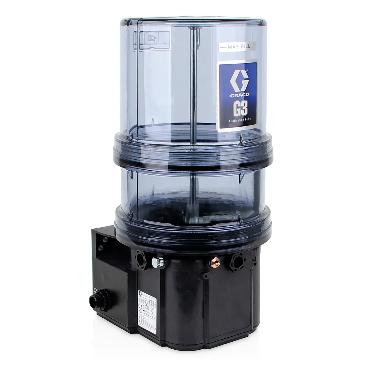 G3® Standard Grease Lubrication Pump, 24 VDC, 8 Liter, External Low Level, CPC - Graco 96G198
