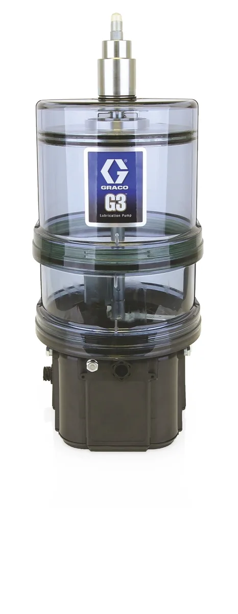 G3® Standard Grease Lubrication Pump, 24 VDC, 8 Liter, Auto-Fill Shut Off, External Low Level, DIN - Graco 96G213