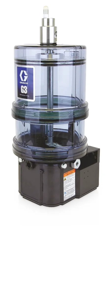 G3® Standard Grease Lubrication Pump, 24 VDC, 8 Liter, Auto-Fill Shut Off, External Low Level, DIN - Graco 96G213