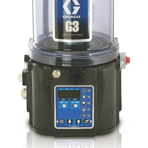 G3® Pro Grease Lubrication Pump, 90-240 VAC, 4 Liter, Low Level with Controller, DIN - Graco 96G075