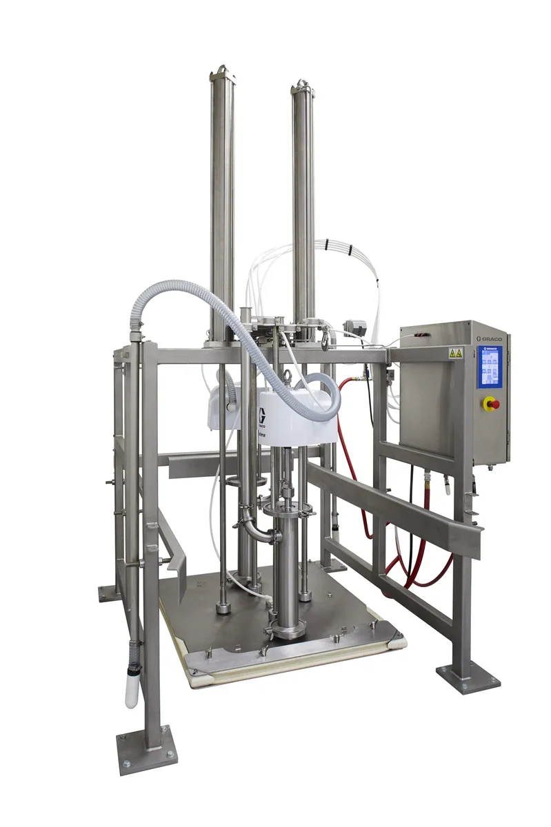 SaniForce BES System, 2-pump, 5:1 DB, Spacekraft Plate, Electronic Control - Graco STU.A01GAA2AA0C21