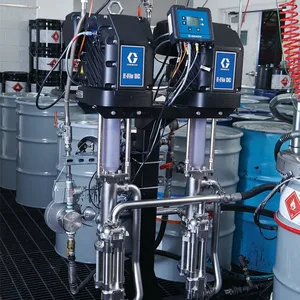 E-Flo DC 4-Ball Electric Circulation Pump, 3000cc, 2 x 2 HP, 480V, Advanced, ATEX/FM/IECEx, Sealed Lower, Ultralife Rod/Cylinder, Tri-Clamp, Stand - Graco EC5J41