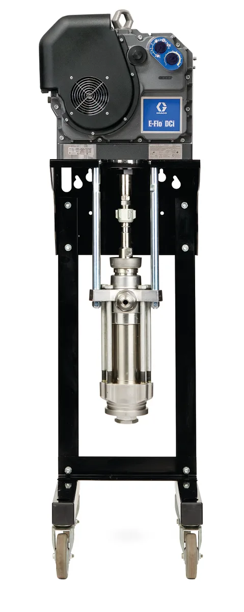 E-Flo DCi 2-Ball Electric Pump, 12:1, 580cc, 3 HP, Carbon Steel Construction, Advanced Controls, Stand/Wall Mount - Graco Y12CD1