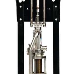E-Flo DCi 4-Ball Electric Pump, 750cc, 3 HP, SST Chrome Lower, Tri-Clamp, Advanced Controls, No Stand - Graco YA9080