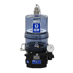 G3® Max High Flow Grease Lubrication Pump with 8L Reservoir, Cellular Network Connection, Material Level Transducer, Pressure Transducer, Follower Plate, Auto-Fill Shut Off - Graco 96G637