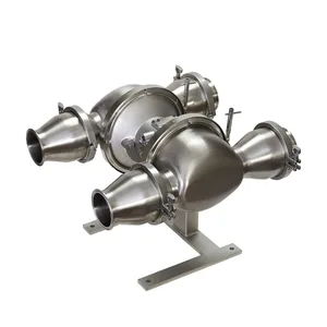 SaniForce 4150, 4" HS SST Pneumatic Diaphragm Pump, SS Center, FL Checks, EO Diaphragms - Graco SP4F.0000