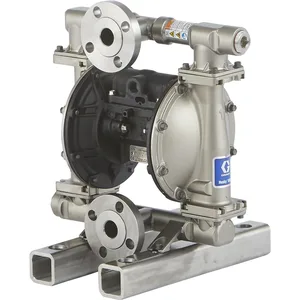 Husky 1050 (Horizontal Outlet) SS Pump, AL Center Section, BN Seats, BN Balls & BN Diaphragm - Graco 651525