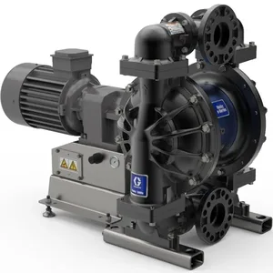 Husky 3300e 3" AL Electric Diaphragm Pump; 7.5 Hp AC Motor, 240V CMPSR, End Port BSP, AL Center, GE Seat, GE Ball, GE Diaphragm - Graco 659021