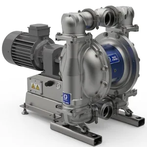 Husky 3300e 3" SS Electric Diaphragm Pump; 7.5 Hp AC Motor, 240V CMPSR, End Port NPT, AL Center, SP Seat, SP Ball, SP Diaphragm - Graco 659808