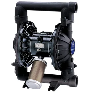 Husky 1590 AL 1-1/2 in. (38.1 mm) NPT Standard Pump, AL Center Section, TPE Seats, AC Balls & TPE Diaphragm - Graco DB3525