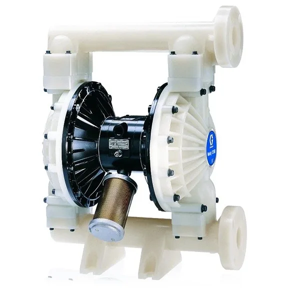 Husky 2150 PVDF Pump, AL Center Section, PVDF Seats, PTFE Balls & PO Diaphragm - Graco 24B833