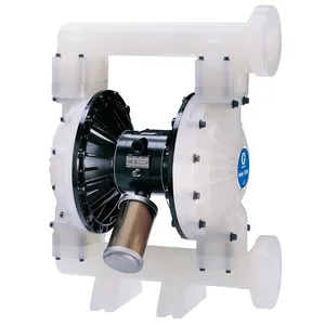 Husky 2150 PP 2 in. (51 mm) NPT Remote Pump, AL Center Section, PP Seats, PTFE Balls & PTFE Diaphragm - Graco DG2911