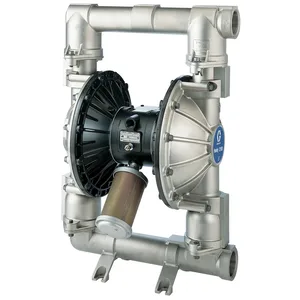Husky 2150 2 in. (51 mm) NPT SS Pump, AL Center Section, SS Seats, PTFE Balls & PO Diaphragm - Graco 24B801