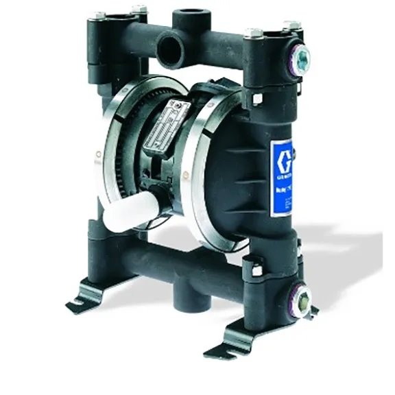 Husky 716 AL Air Operated Double Diaphragm Metal Pump with NPT Standard Air Valve, AC Seat, PTFE Ball, & PTFE Diaphragm - Graco D53211