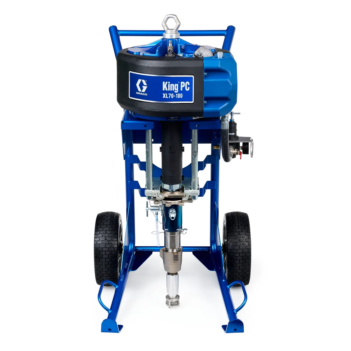 King PC 70:1 Sprayer, Heavy Duty Cart, Big 250 Heavy Fluid Package - Graco K70PH4