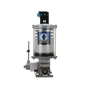 Lube Master® Electric Pump, 12 lb. (5.44 kg) Metal Grease Reservoir with Clutch Drive and Low-Level Switch - Graco LM7214