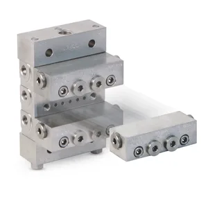 Trabon® MSP Stainless Steel Modular Divider Valve - MSP-40T-SS - 0.040 in³ (0.66 cm³) - Graco 562760