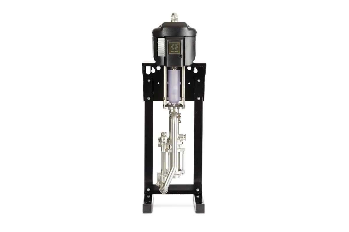 High-Flo 4-Ball Pump, SST, 3:1, Low Noise Exhaust, Sealed SST Lower, Tri-Clamp Fittings, Ultralife Rod/Cylinder - Graco JS30L8