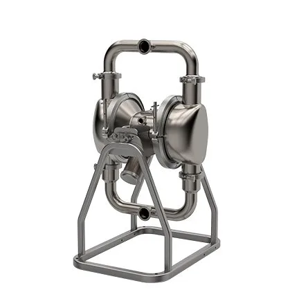 SaniForce 2150, 2" PH SST Pneumatic Diaphragm Pump, SS Center, SS Seats, PT Balls, PS Diaphragms - Graco SP2B.0120