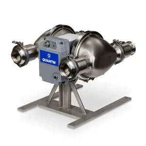 QUANTM h120, 3" HS SST Electric Diaphragm Pump, 380-480 V, FEP AL Center, FL Check, SP Diaphragm - Graco HE120-1518