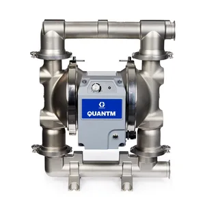 QUANTM h120, 2" FG SST Electric Diaphragm Pump, 200-240 V, FEP AL Center, SS Seat, CW Ball, PO Diaphragm - Graco HE120-0000