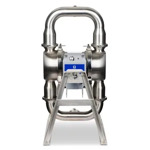 QUANTM h120, 2"Tri-clamp, 3A SST Electric Diaphragm Pump, 380-480 V, FEP AL Center, SS Seat, PT Ball, EO Diaphragm - Graco HE120-1300
