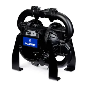 QUANTM i120, 2"BSPT, Aluminum Electric Diaphragm Pump, 380 - 480 VAC 3Ph, AL Center, FL Check, BN Diaphragm - Graco TE120-1103