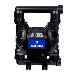 QUANTM i120, 2"BSPT, Aluminum Electric Diaphragm Pump, 380 - 480 VAC 3Ph, AL Center, BN Seat, BN Ball, BN Diaphragm - Graco TE120-1010