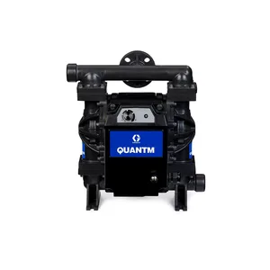 QUANTM i80, 1.5"Flange, PVDF (Kynar) Electric Diaphragm Pump, 200-240 V, AL Center, FK Seat, PT Ball, PS Diaphragm - Graco TE80-0087