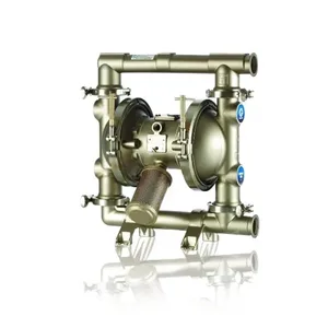 SaniForce 1590, 1.5" FG SST Pneumatic Diaphragm Pump, SS Center, SS Seats, CW Balls, PO Diaphragms - Graco FD2133