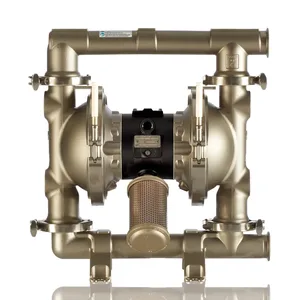 SaniForce 2150, 2" FG SST Pneumatic Diaphragm Pump, AL Center, SS Seats, PT Balls, PO Diaphragms - Graco FA3113