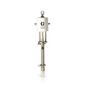 6:1 Ratio SaniForce Stubby Double Ball Piston Pump with Buna-N, UHMWPE & Polychloroprene Packings - Graco 24E838