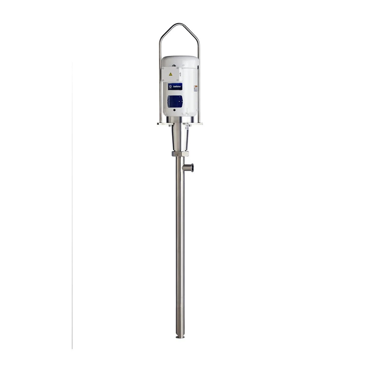 230 VAC Variable Speed Centrifugal Drum Pump System with European Plug Style and 47 inch Lower - Graco 25C419