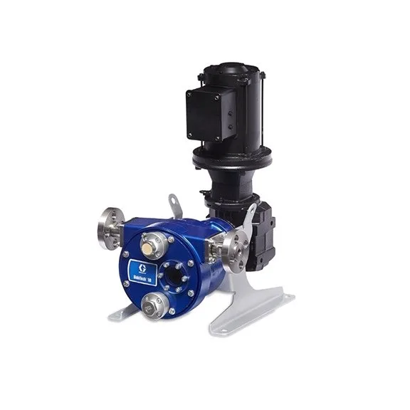 SoloTech i10 Natural Rubber Peristaltic Hose Pump with Natural Rubber Hose, 316 Stainless Steel Barb & BLDC Motor - Graco 19Z001