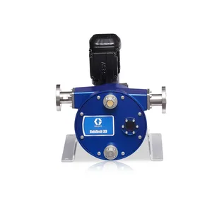 SoloTech i23 Mid Speed EPDM Peristaltic Hose Pump with EPDM Hose, 316 Stainless Steel Barb & AC Motor - Graco 19Z051