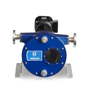 SoloTech i26 High Speed Buna-N Peristaltic Hose Pump with Nitrile Hose, 316 Stainless Steel Barb & AC Motor - Graco 19Z076