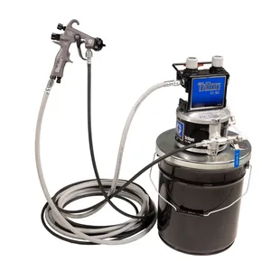Triton SST Spray Package, Pail, 100 psi Regulator, Suction, Air & Fluid Hoses, Stellair Compliant Gun .055 in (1.4 mm) Nozzle for Metal - Graco 234912