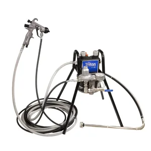 Triton Alum Spray Package, Stand, 60 psi Regulator, Suction, Air & Fluid Hoses, Stellair Compliant Gun .055 in (1.4 mm) Nozzle for Metal – Graco 234913 Triton Alum Spray Package, Stand, 60 psi Regulator, Suction, Air & Fluid Hoses, Stellair Compliant Gun .055 in (1.4 mm) Nozzle for Metal - Graco 234913