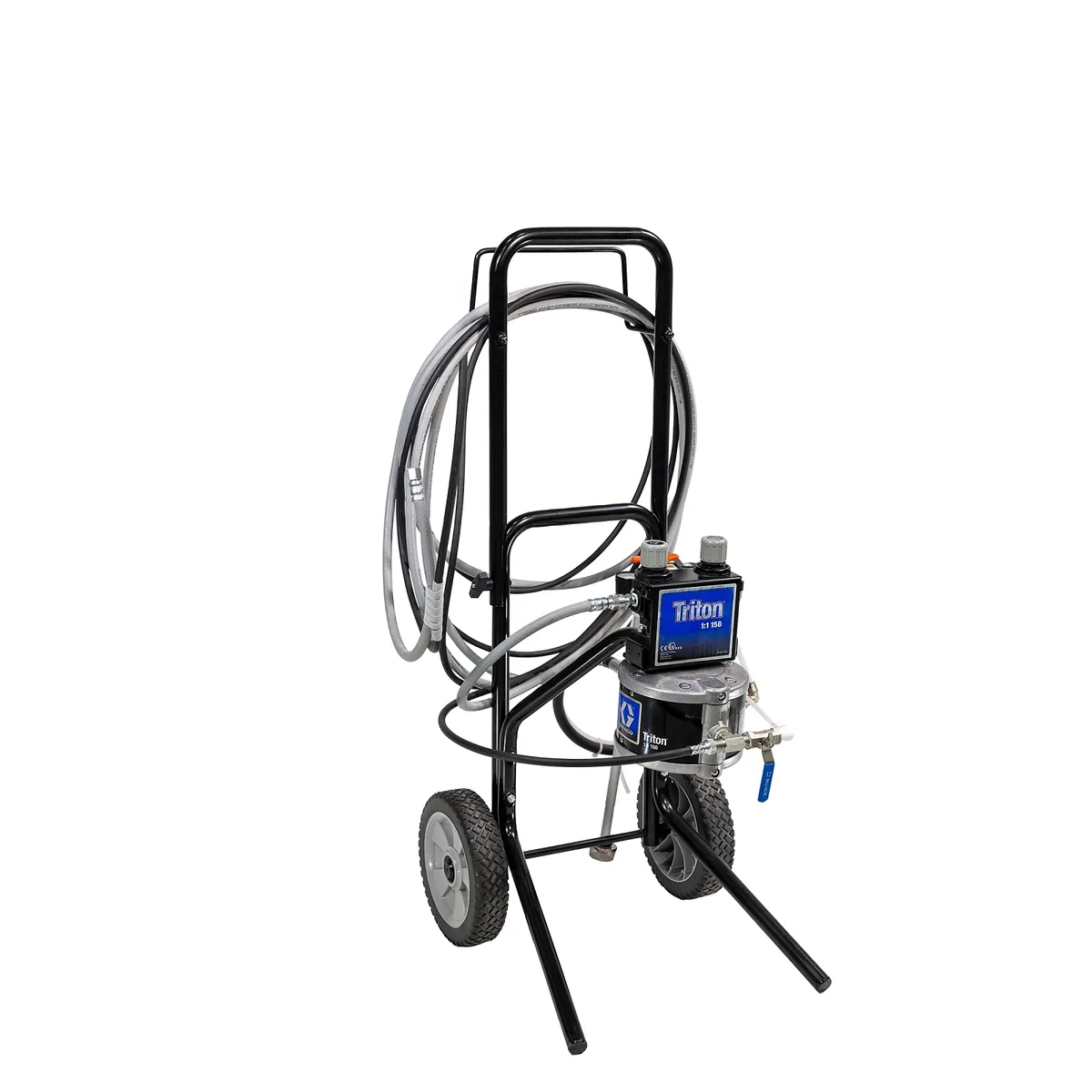 Triton Aluminum Pump Package, cart mount with suction hose. Does not include applicator. - Graco 233480