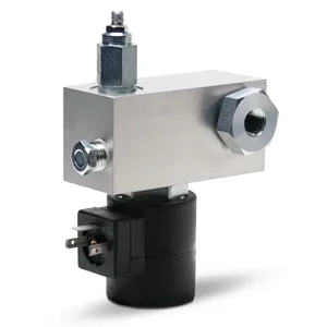 Direct-Mount Vent Valve for G3 Pumps - BSPP, 115 VAC, 500-3500 psi (35-241 bar), Normally Open, RH - Graco 24M483