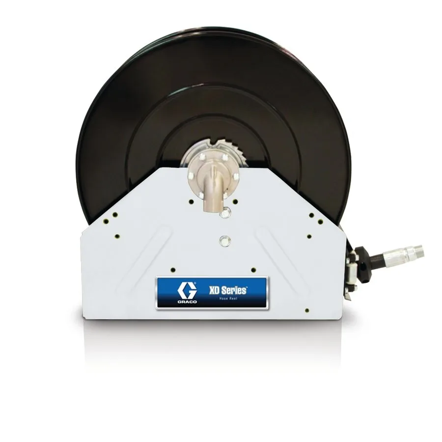 XD40, Air/Water, 1 in. (25 mm) Inlet, Bare Reel (1 in. X 50 ft. (25 mm X 15 m) Capacity), NPT, White - Graco 24P316
