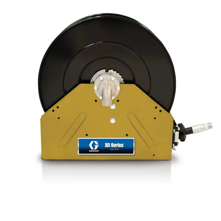 XD40, Air/Water, 1 in. (25 mm) Inlet, Bare Reel (1 in. X 50 ft. (25 mm X 15 m) Capacity), NPT, Yellow - Graco 24P315