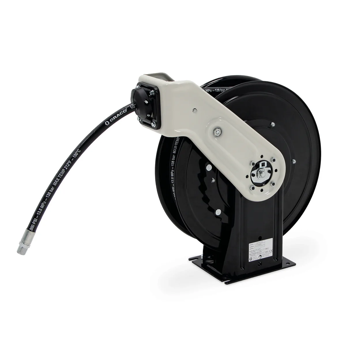 XDX 20, Air/Water/Antifreeze/WWS, 1/2 in (13 mm) Inlet, Bare Reel (1/2 in X 50 ft (13 mm X 15 m) Capacity), NPT, Truck/Bench Mount, White - Graco XDL6DA