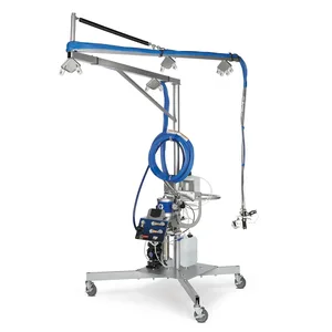 13:1 Ratio External Mix Chop System with 25 ft (7.6 m) Hose, Cart, Mast, and Boom - Graco 16R003